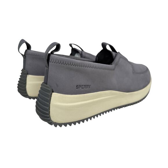Sperry Top-Sider Boat Runner Loafer Mens 12 M Grey Leather Slip On Moc Toe main image 11